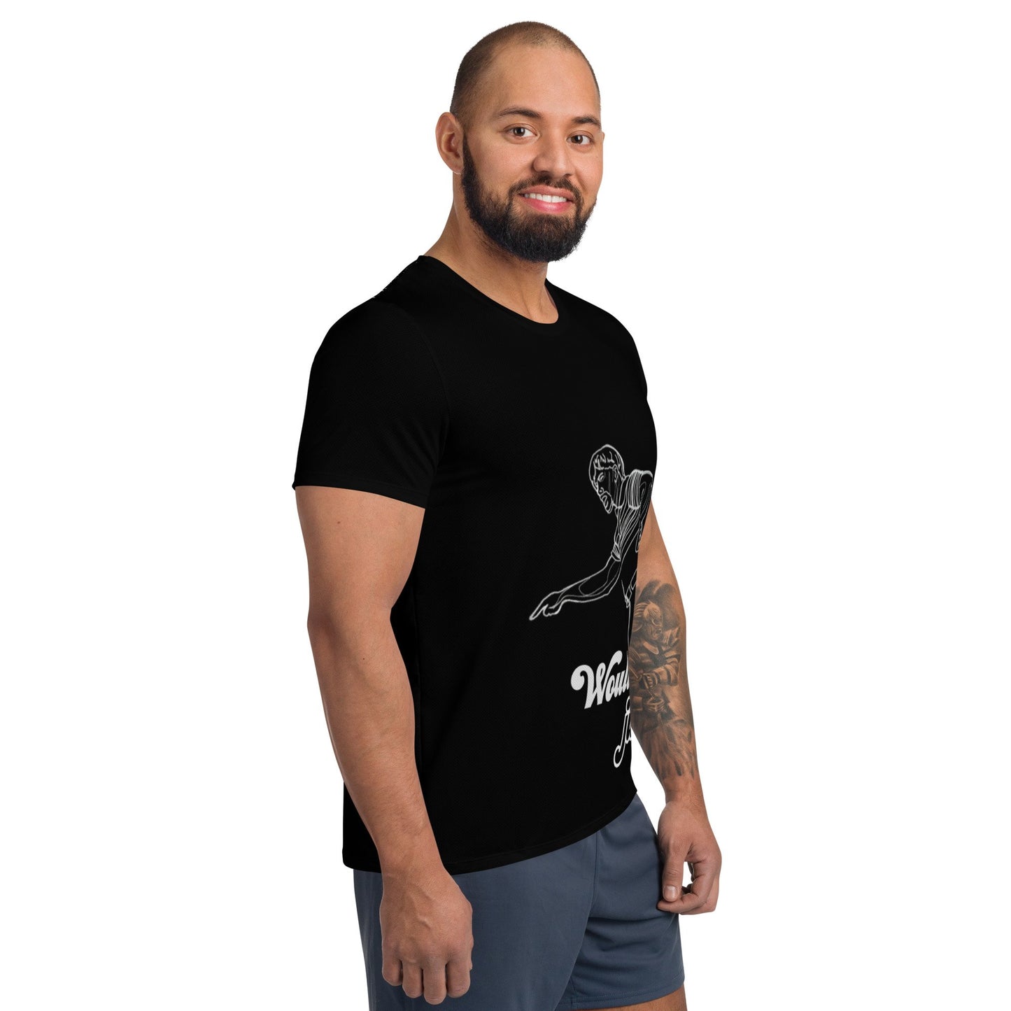 Would Ya Just Look At It! All-Over Print Men's Athletic T-shirt