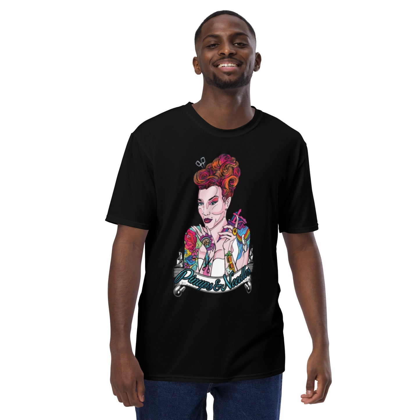 Pinups and Needles 2.0 Men's t-shirt