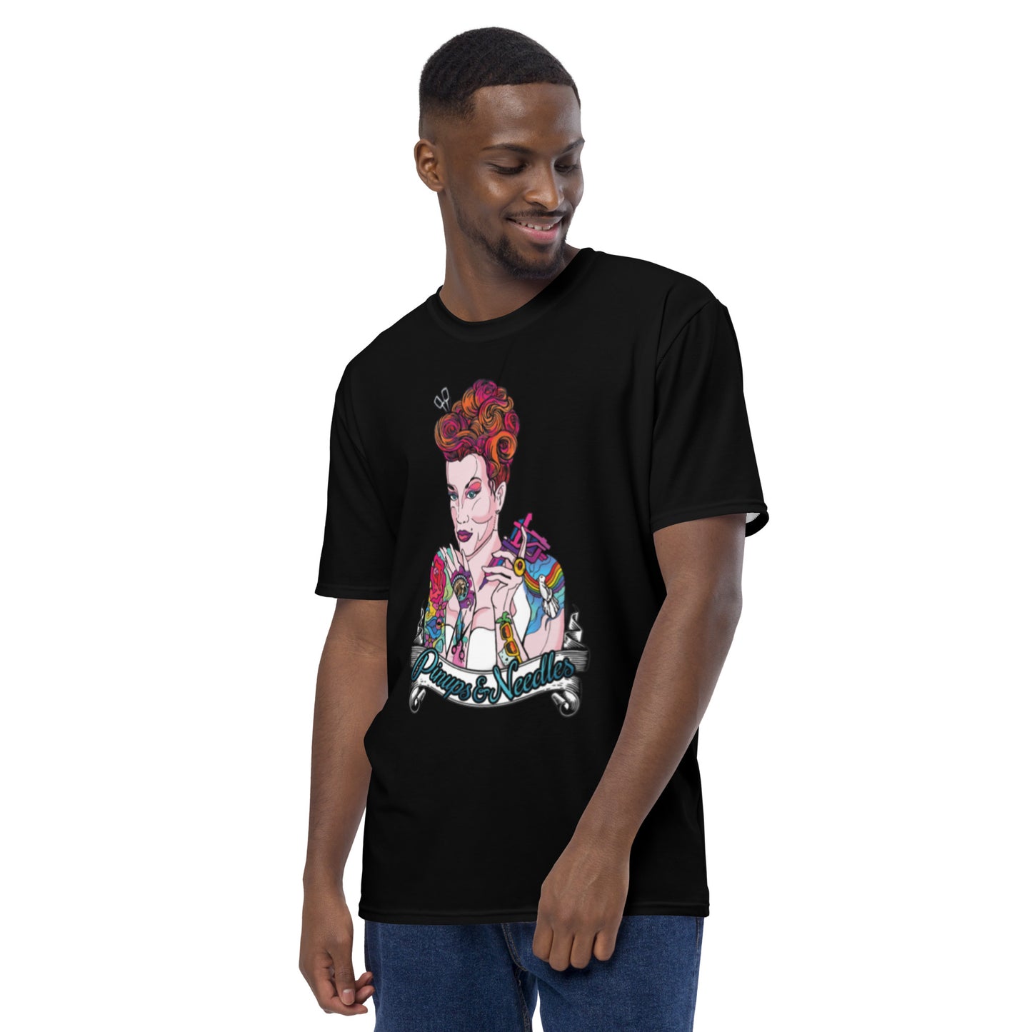 Pinups and Needles 2.0 Men's t-shirt