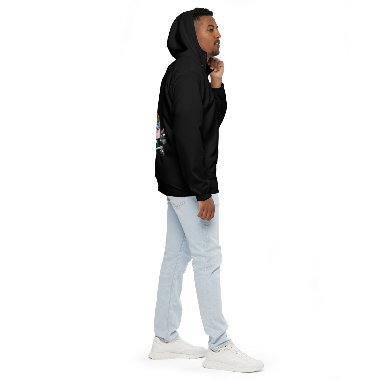 Pinups and Needles 2.0 Men’s windbreaker