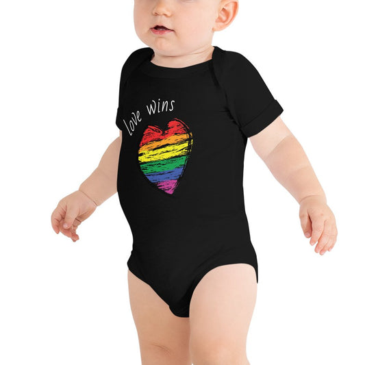 Love Wins LGBTQ Pride Baby Toddler Onesie