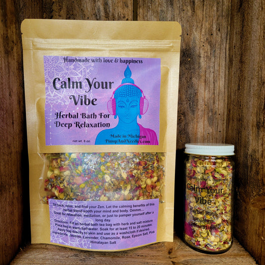 Calm Your Vibe - Herbal Bath For Deep Relaxation