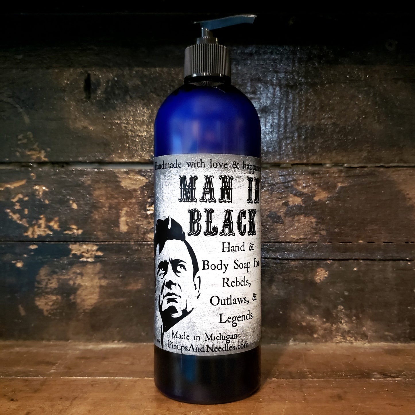 Man In Black - Hand & Body Wash for Rebels, Outlaws, & Legends