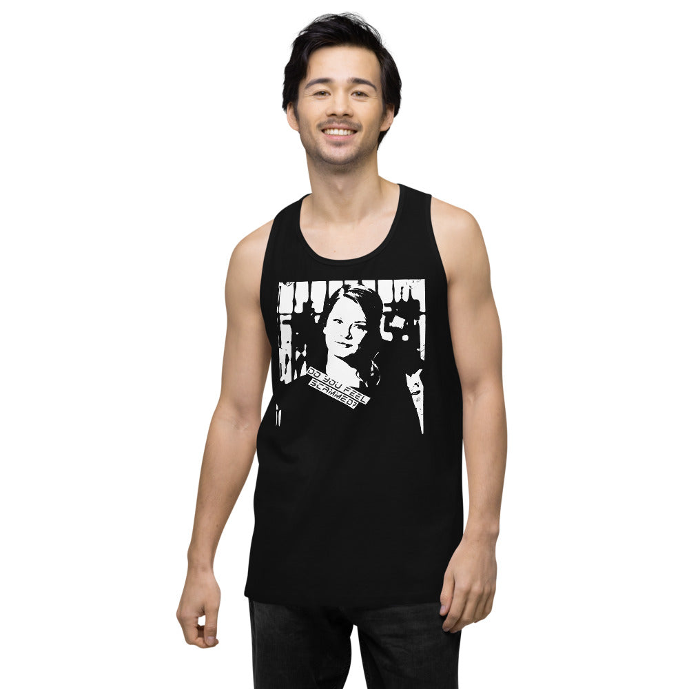 Do You Feel Scammed Anna Delvey Men’s premium tank top