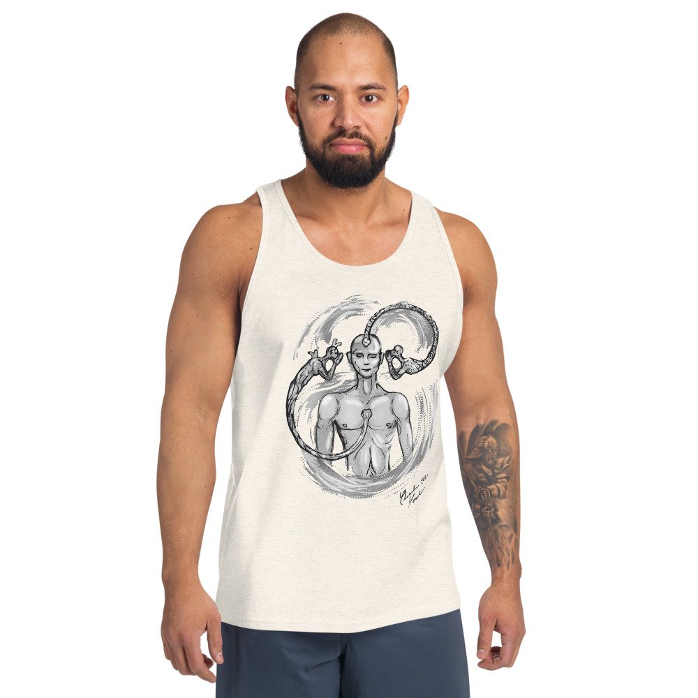 Mind Vs Heart Male Unisex Tank Top